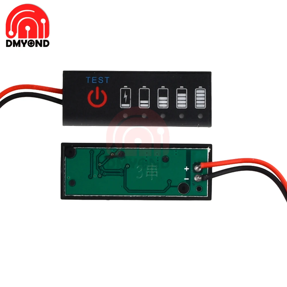 

Battery Level Indicator 3-Series Ternary Lithium Battery Lithium Iron Phosphate Lead-Acid Battery Capacity Display Tester Meter