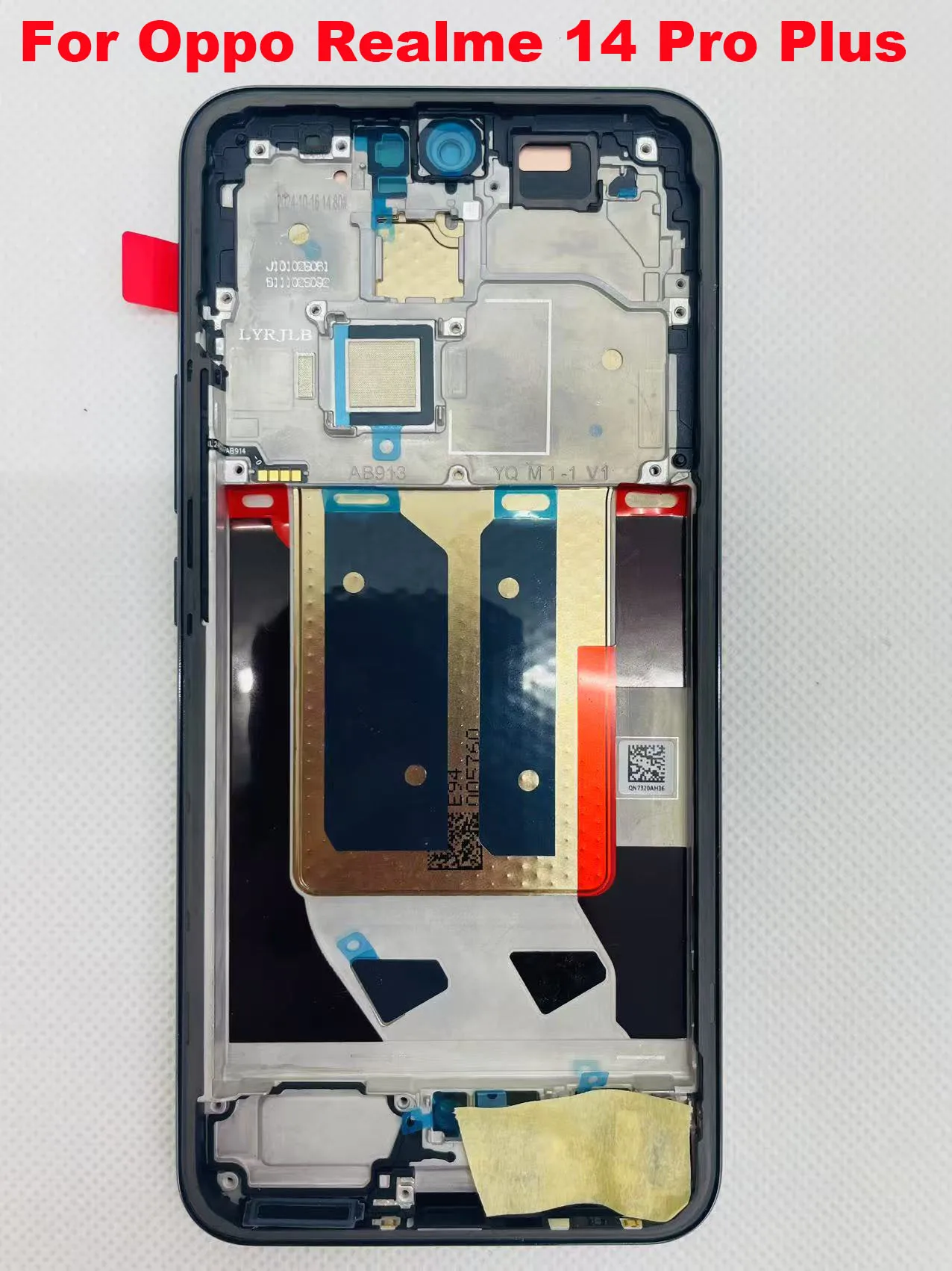 Oryginalny AMOLED Nowy 6.83'' Ekran LCD z Digitizerem Dotykowym i Ramką do Oppo Realme 14 Pro Plus RMX5051 / Realme 14 Pro+ — zdjęcie produktu 3