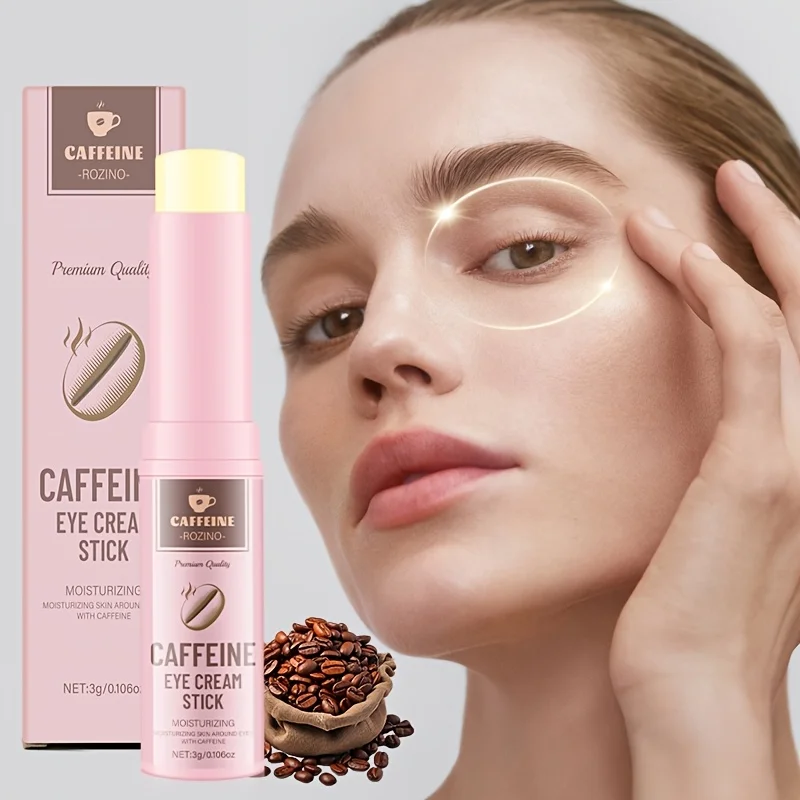 

Крем-стик для глаз с кофеином: осветление кожи вокруг глаз, уменьшение темных кругов, гиалуроновая кислота, глубокое увлажнение, лифтинг, укрепление, смягчение кожи вокруг глаз