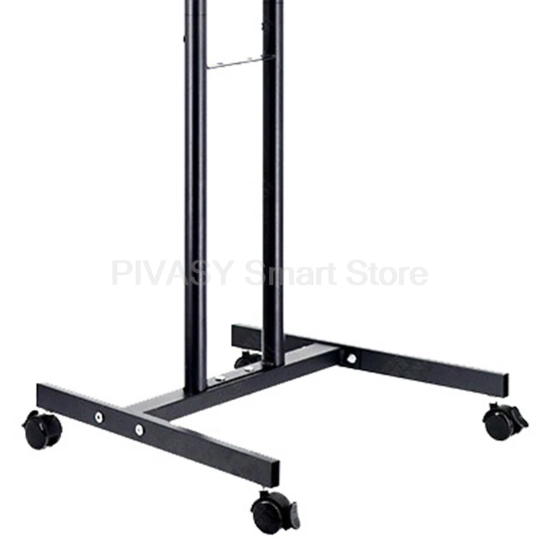 モバイルテレビカート 32-65 インチ LCD LED テレビマウントフロアスタンドホイール付きポータブルテレビホルダーリビングルーム用取り外し可能なクレードル