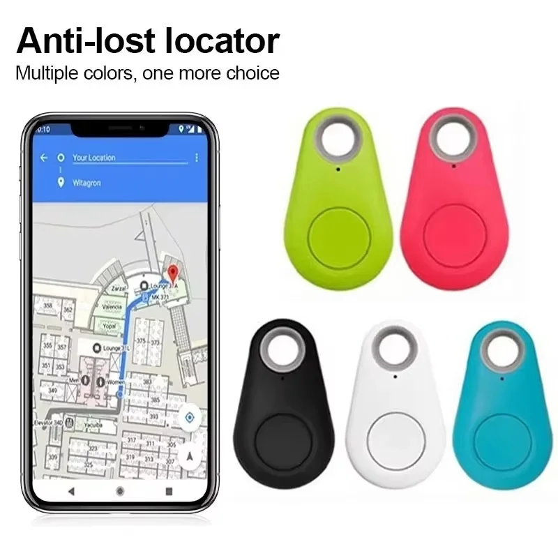 Mini GPS Locator AntiLost Alarm Wallet Keychain Smart Tag Bluetooth Tracer Keychain Luggage Bag Car Pet Child Tracker Key Finder