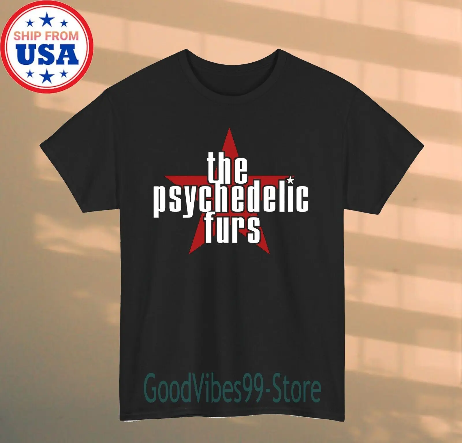 The Psychedelic Furs Men's Black T-shirt Size S-5XL