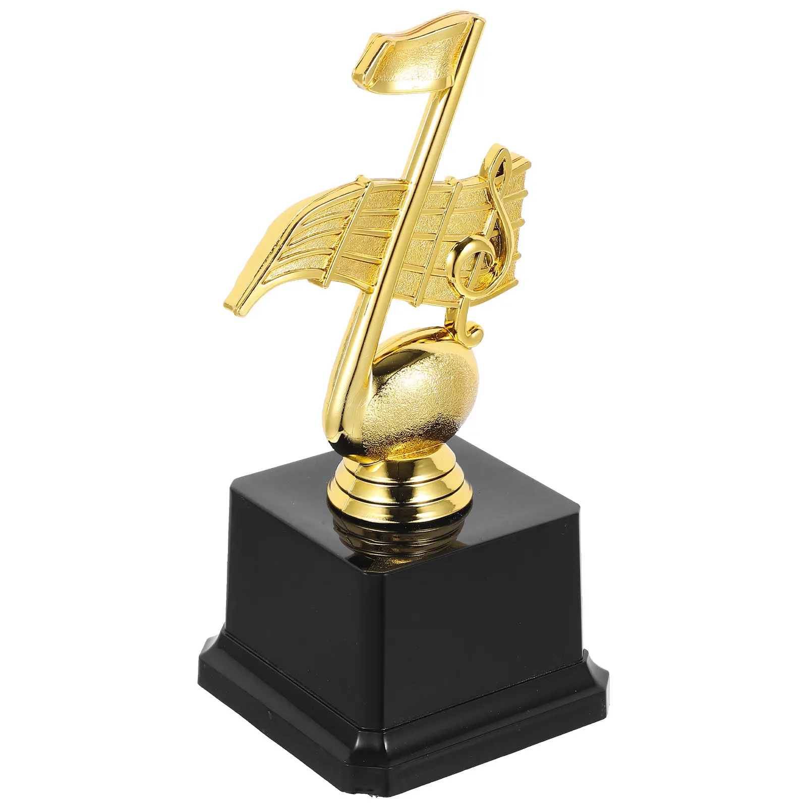Plastic Music Trophy Small Lightweight Trophy for Musical Competition Awards Party Favors Classroom Recognition Students