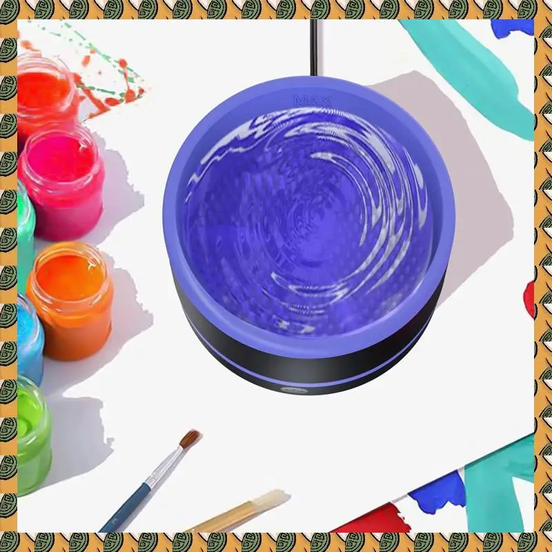 

A77I Очиститель кистей для рисования, Электрический очиститель кистей для окраски, Ополаскивающая чашка, Щетка для рисования, Очистительная шайба для кистей для художника B Durab