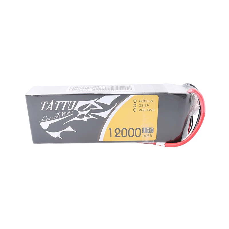 Upgrade TATTU 22.2V 12000mAh 15C LiPo Battery For RC Helicopter Quadcopter FPV Racing Drone Parts With XT90S/EC5/XT150 Plug