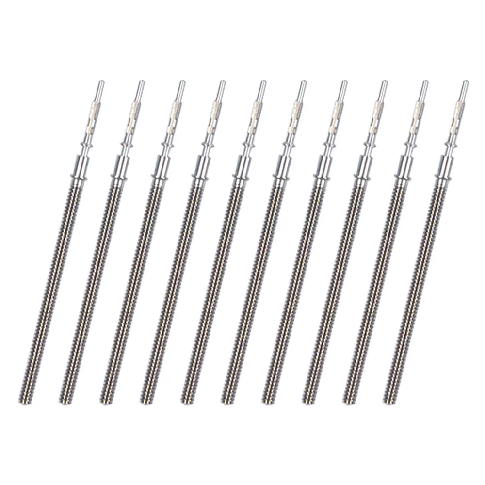 2 قطعة/5 قطعة/10 قطعة ساعة يد تعمل بالحركة الصلب الجذعية تاج عدة ساعة أجزاء ل Seiko VK63 VK64 VK67 VK68 VK61 حركة الساعات الجذعية الغيار #6