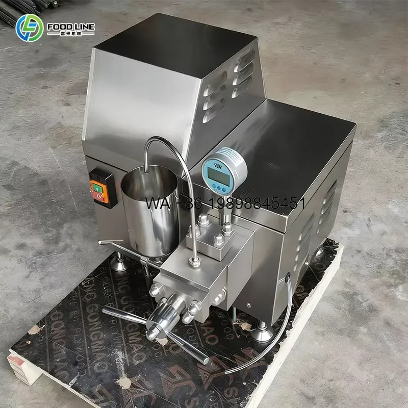 Wmwmnu 2 Stage Bench Top Homogenizer 200L Milk Pasteurizer and Homogenizer for Honey Processing Equipment
