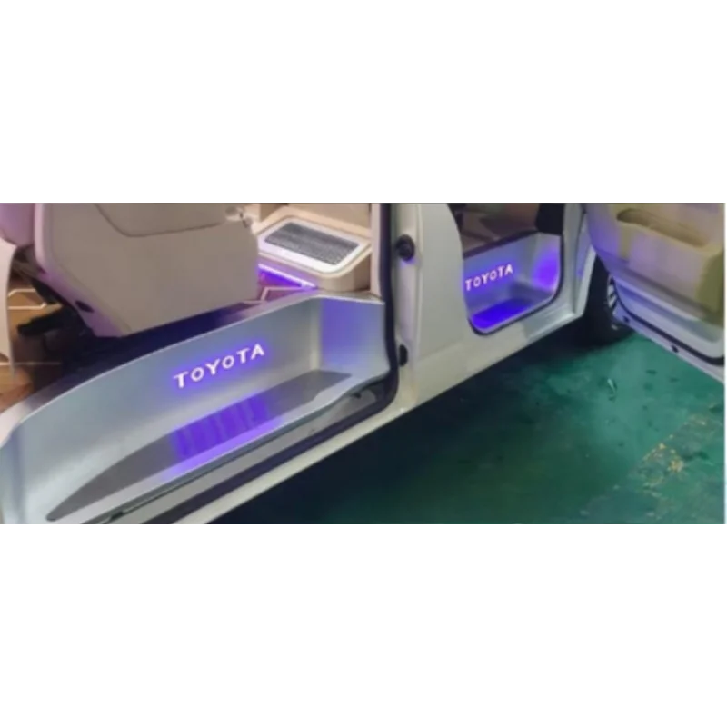 Suitable for 19-20 New Toyota Sea Lion HIACE Welcome Pedal 300 Series, Door Pedal LED Light