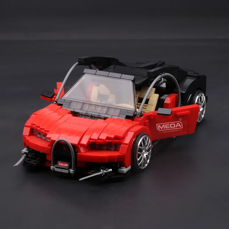 Building Blocks Sports Car high-tech Series Gallon Racing Car Cool Model Kit Stacking Bricks Toys For Kids Birthday Gift