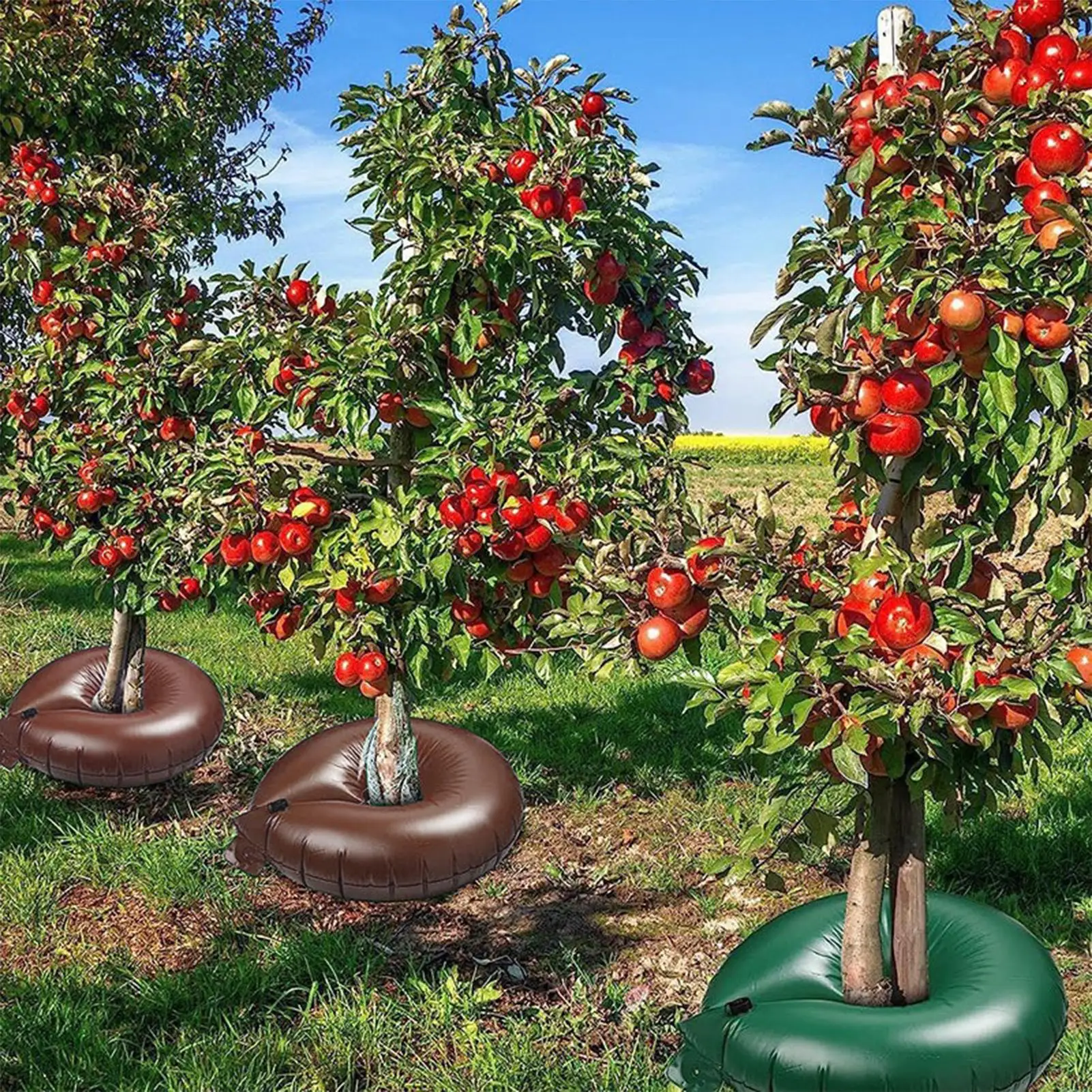 Gator Bags For Watering Trees 10 Gallon Drip Irrigation Adjustable PVC Tree Watering Bags For Gardens Patios Courtyards Orchards