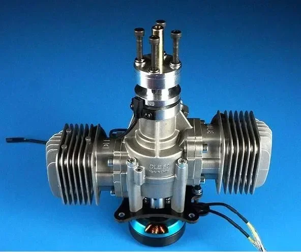 DLE 60CC TWIN UAV ENGINE With 14V 80w/180w Alternator For UAV Model Aircraft Enthusiasts FPV Drone RC Plane Motor Airplane parts 5