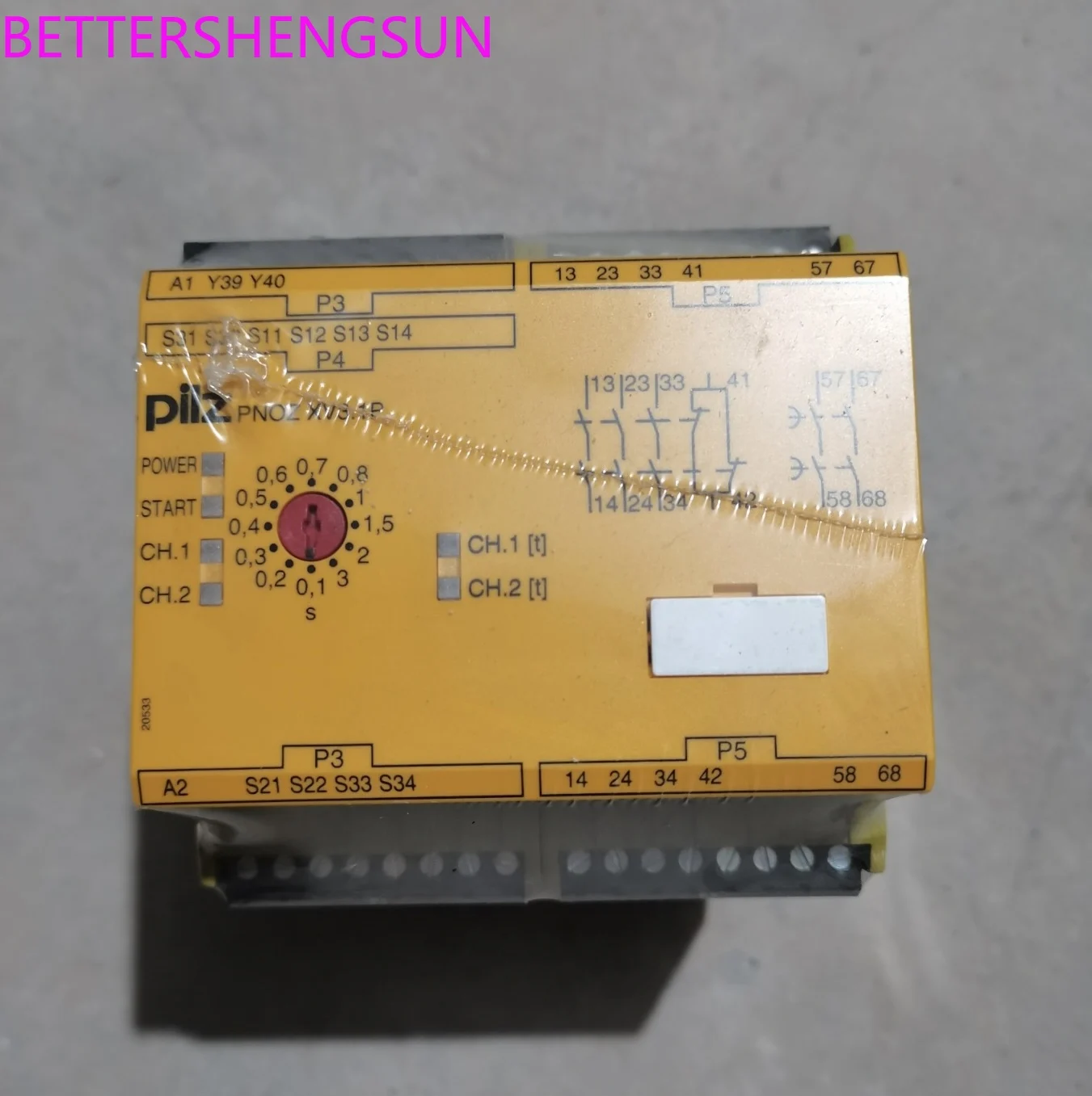 

Safety relay PNOZ XV3.1P 3/24VDC relay 777522/787522