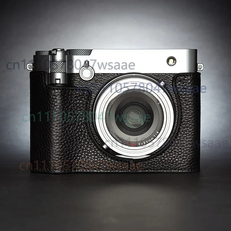 1pcs Genuine leather for Fuji GFX100RF camera case, protective cover, leather handle