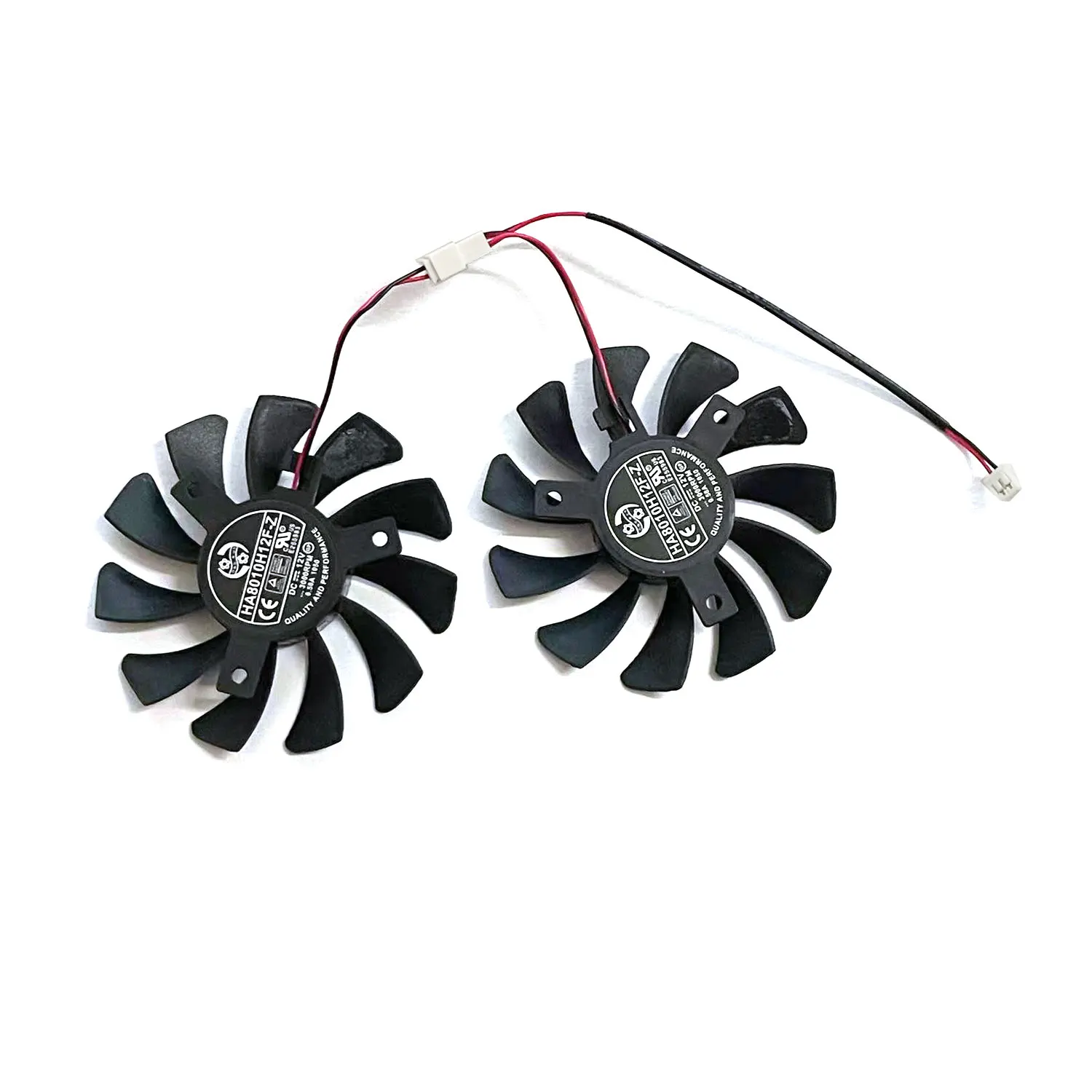 75MM HA8010H12F-Z GTX1050 GPU Cooler Fan Replacement For MSI GTX 1050 2GT OC 1050Ti 4GT Graphics Video Card Cooling Fans 2Pin