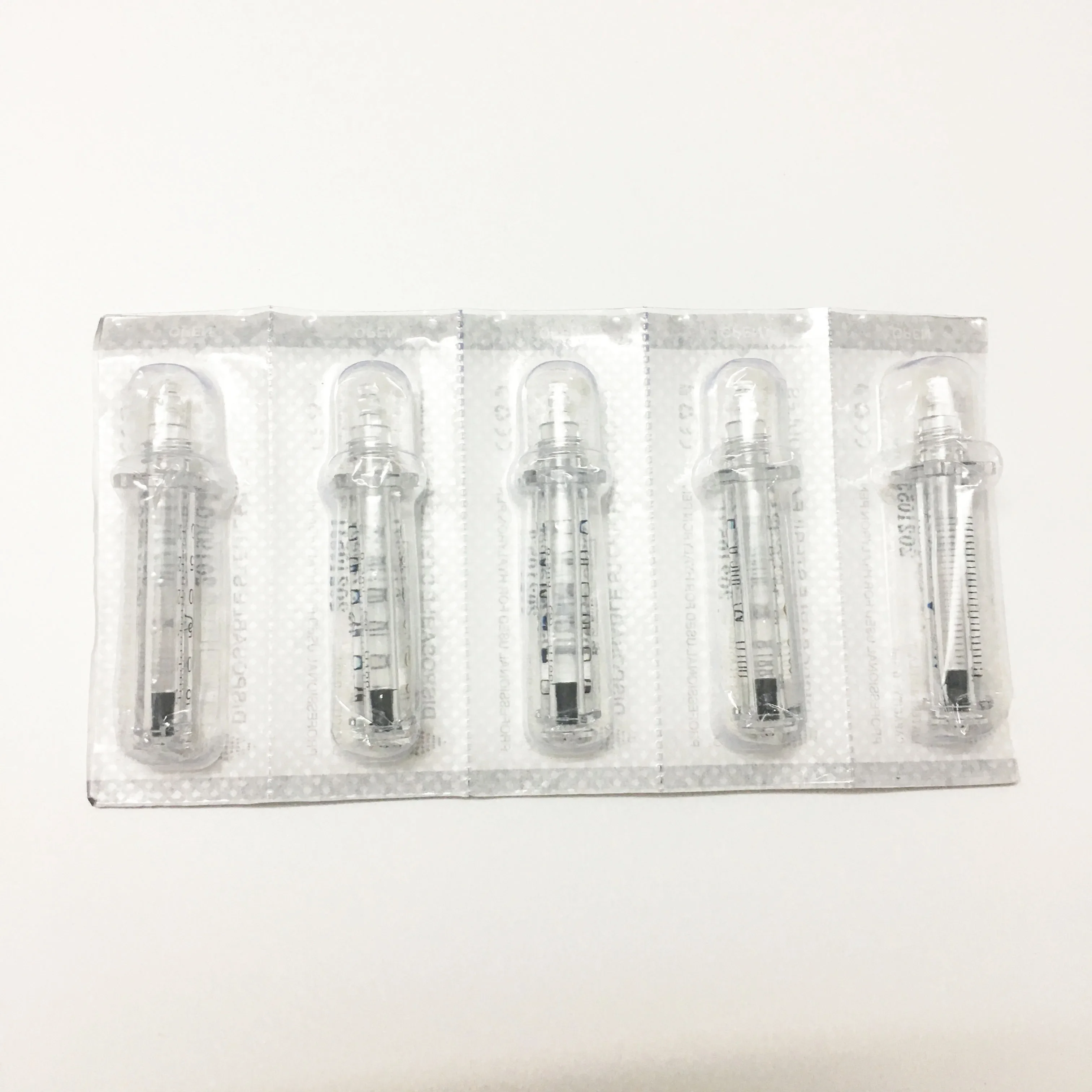 0.3/0.5ml Disposable Sterile Ampoule Moisture Head Hyaluronic Pressurized Pen High Pressure Syringe Beauty