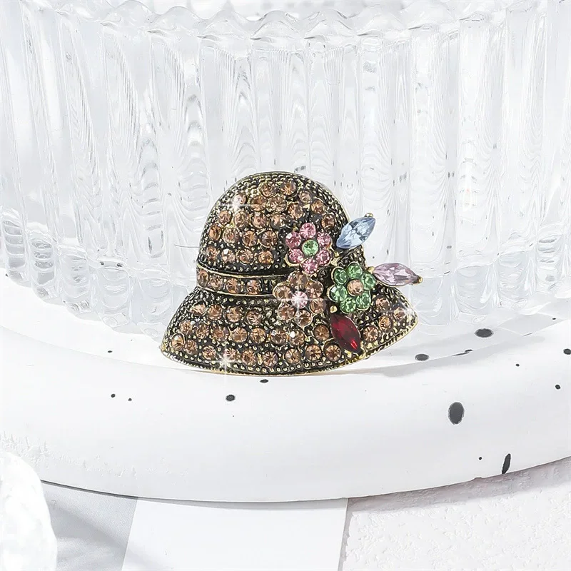 1Pc Retro Straw Hat Pin for Men Women Chic Hat Brooches Pins Trendy Accessories Birthday Party Gift Couple Items 2026