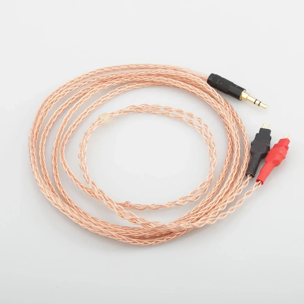 Audiocrast 807Cu 3,5 mm auf Kopfhörerkabel für Kopfhörer HD600 HD650 HD525 HD545 HD565 HD580 Kopfhörer Ersatz-Audiokabel