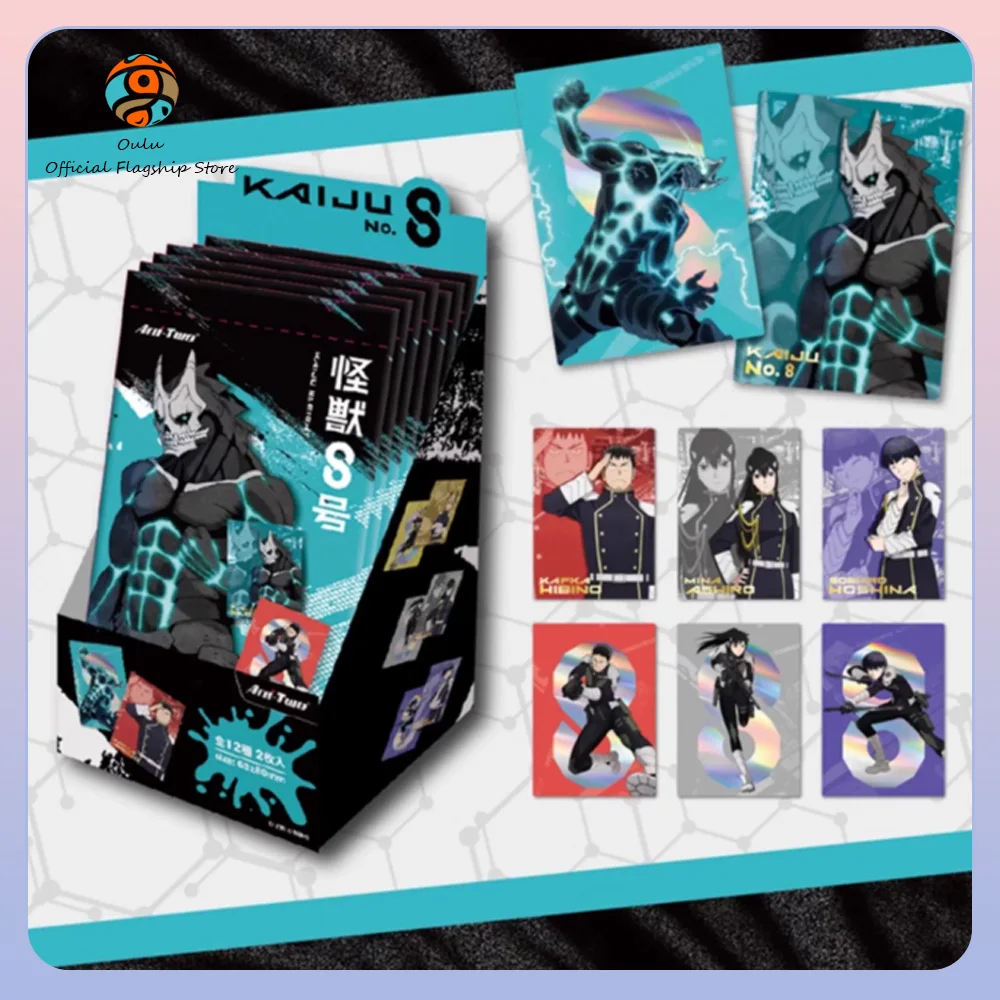 

Подлинный Sunrisepop Kaiju No. Коллекционные карты Hoshina Kafka And Kikoru Shindou, коллекционные карты аниме Mystery Box, лазерная мини-карта, коллекционная