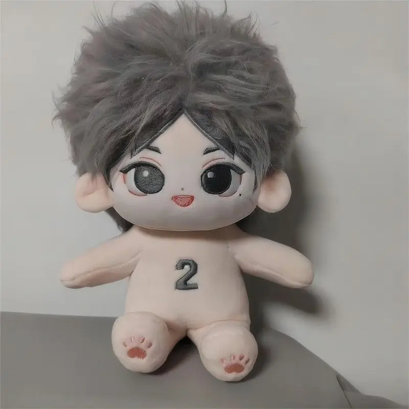 Haikyuu!! sugawara koushi Cosplay Cartoon 20cm Puppet Cotton Doll Furry Adorable Delicacy Naked Baby Cute Exquisite Maumet Anime