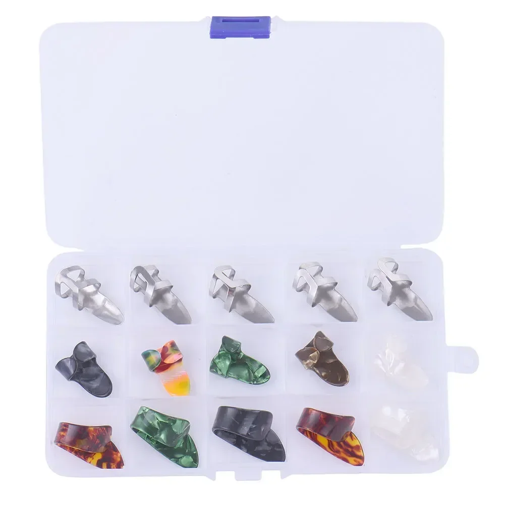 15pcs/Pack Guitar Pick SetGuitar Picks For Bass Guitar Musical Instrument(Random Color)