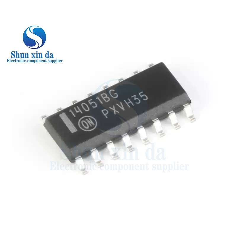 10PCS MC14051BDR2G MC14052BDR2G MC14053BDR2G 14051BG 14052BG 14053BG MC14053 SOP16 SMD Multiplexer Switch ICs SOP IC