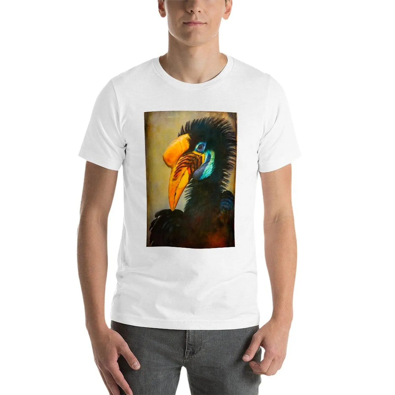 Finer Feathered Friends: Red-knobbed Hornbill T-Shirt essential t shirt t shirts for man graphic tees T-Shirt