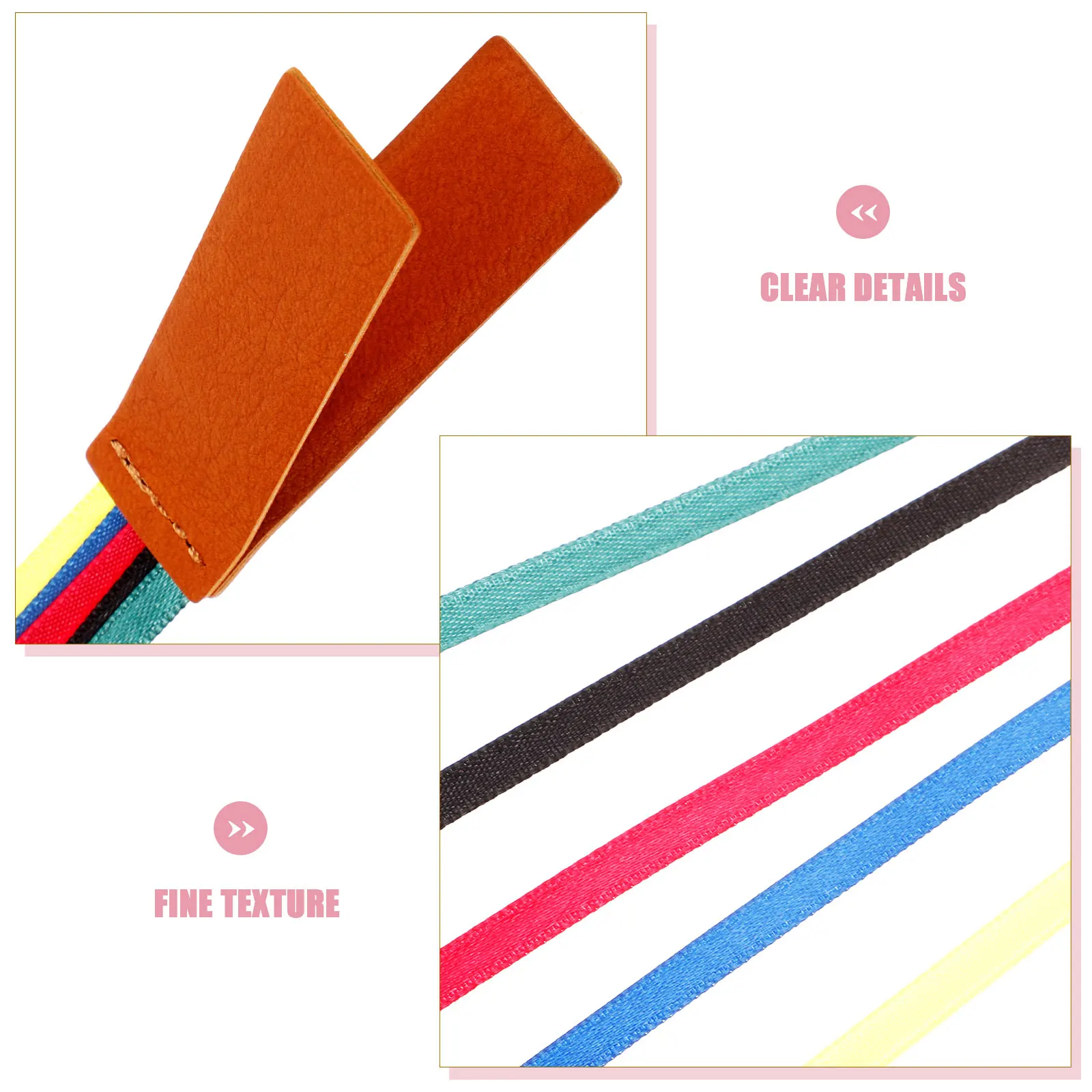 3Pcs Ribbon Bible Bookmark Colorful Silk Page Marker Multi Use Book Page Marker for Study Reading Bible Bookmark