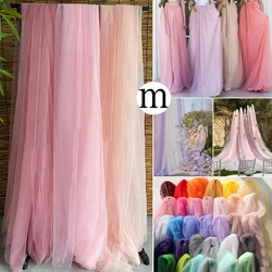 Purple Pink Mauve Soft Tulle Fabrics Wedding Party Celebration Curtain Cloth Clothing Dress Handmade DIY Material