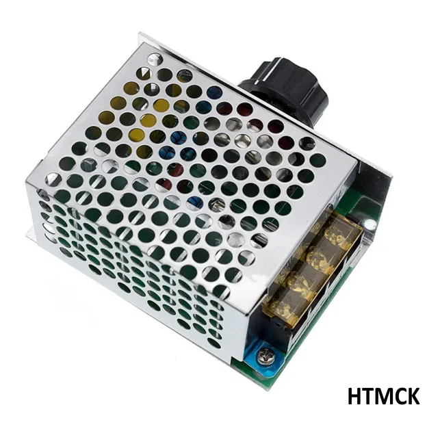 4000W AC 220V SCR Voltage Regulator, BTA41‑600 Triac Module, Adjustable Motor Speed Controller Dimmer for Heating Lamp Fan