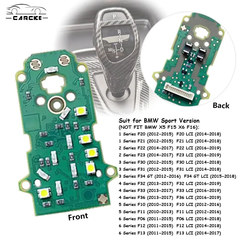 

Car Gear Knob Retrofit Kit Accessories for BMW F10 F20 LED Shifter Lever Repair Kit Circuit Board F21 F22 F23 Replace Parts