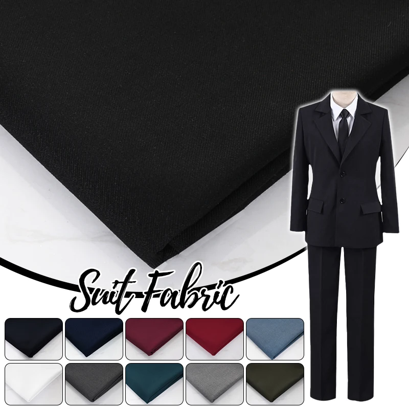 

Suit Fabric Comfortable By The Meter For Men/'s Women/'s Pants Pleated Skirt Uniform Diy Sewing Anti Wrinkle Cloth New