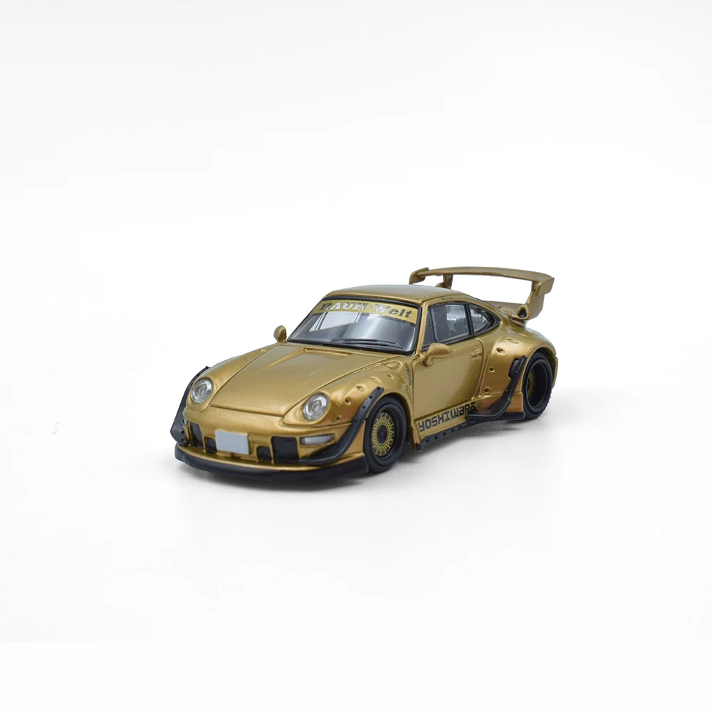 1/64 RWB 993 & Hooters Diecast Model Auto Legering Voertuig Speelgoed Cadeaus voor Tieners Volwassenen Hobby Collectie
