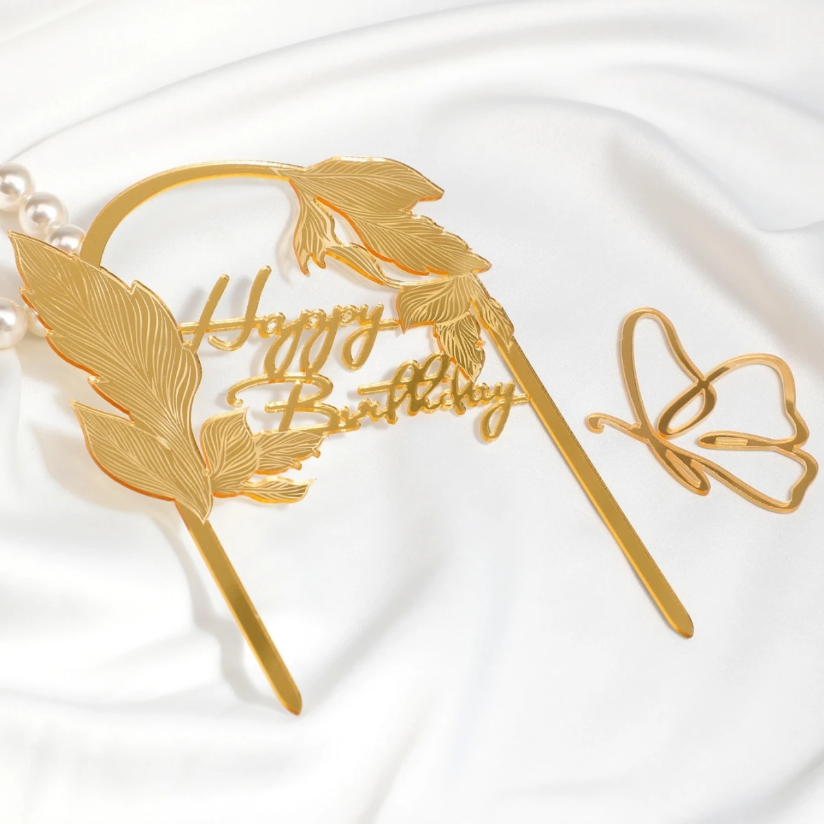 3Set Alles Gute zum Geburtstag Brief Kuchen Topper Kreative Slogan Kuchen Dekoration für Geburtstag Party Dessert Dekoration