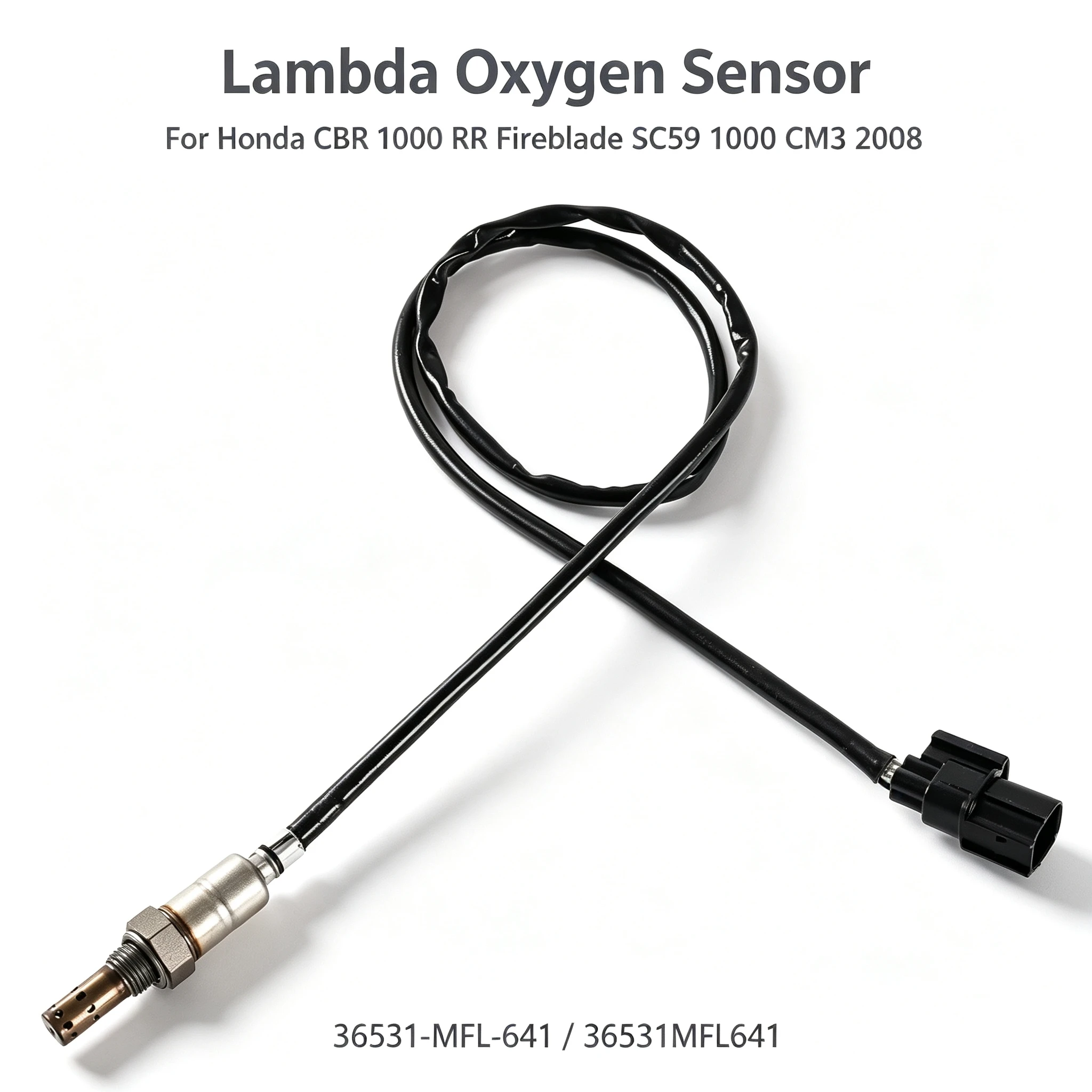 For Honda CBR 1000 RR Fireblade, SC59, 1000 CM3 Year 2008 Lambda Sensor 36531-MFL-641 36531MFL641