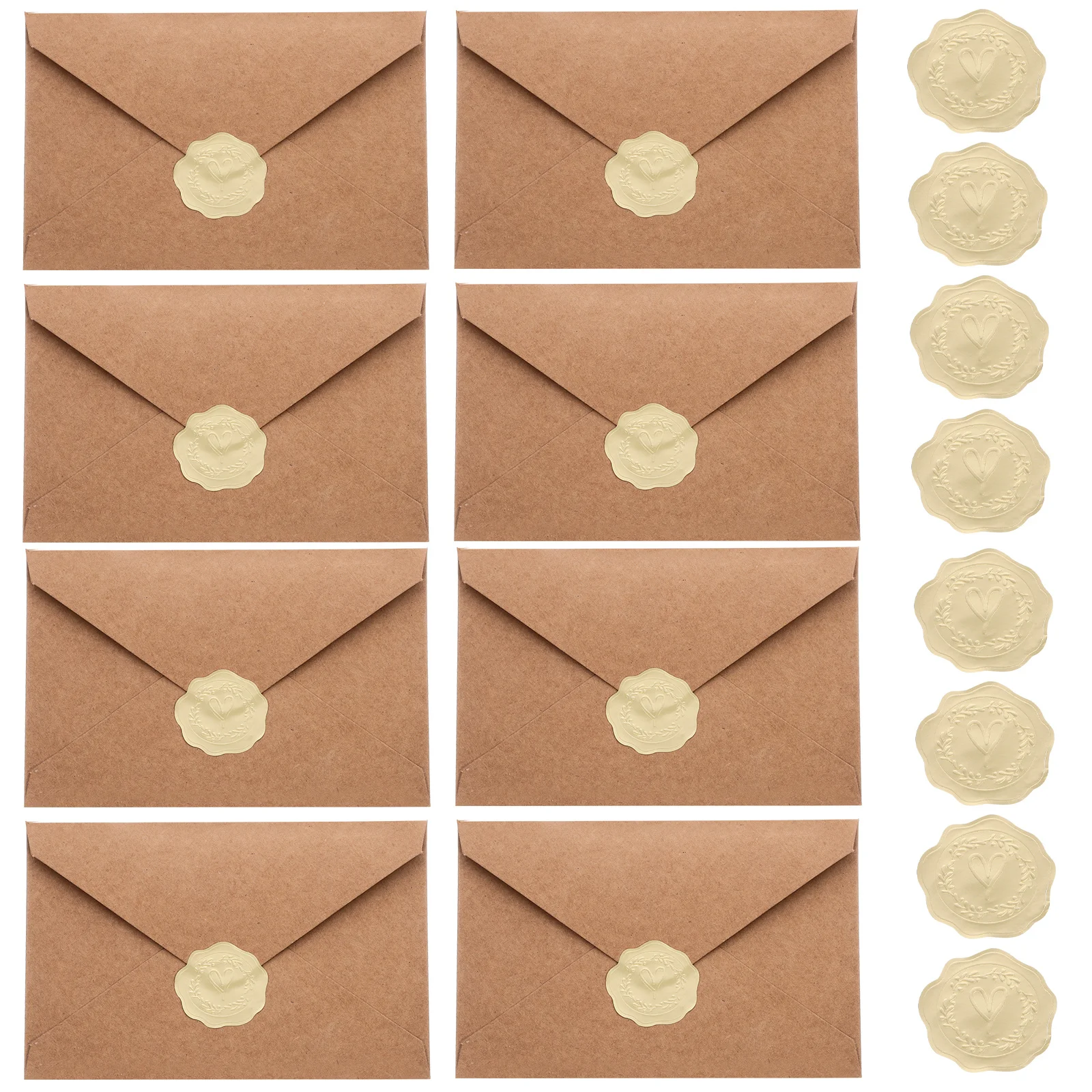 ซองจดหมายย้อนยุค 1 ชุด ซองอเนกประสงค์สำหรับงานเลี้ยงวันหยุด งานเลี้ยงฉลอง งานเลี้ยงฉลองสมรส ซองการ์ดอวยพรเปล่า