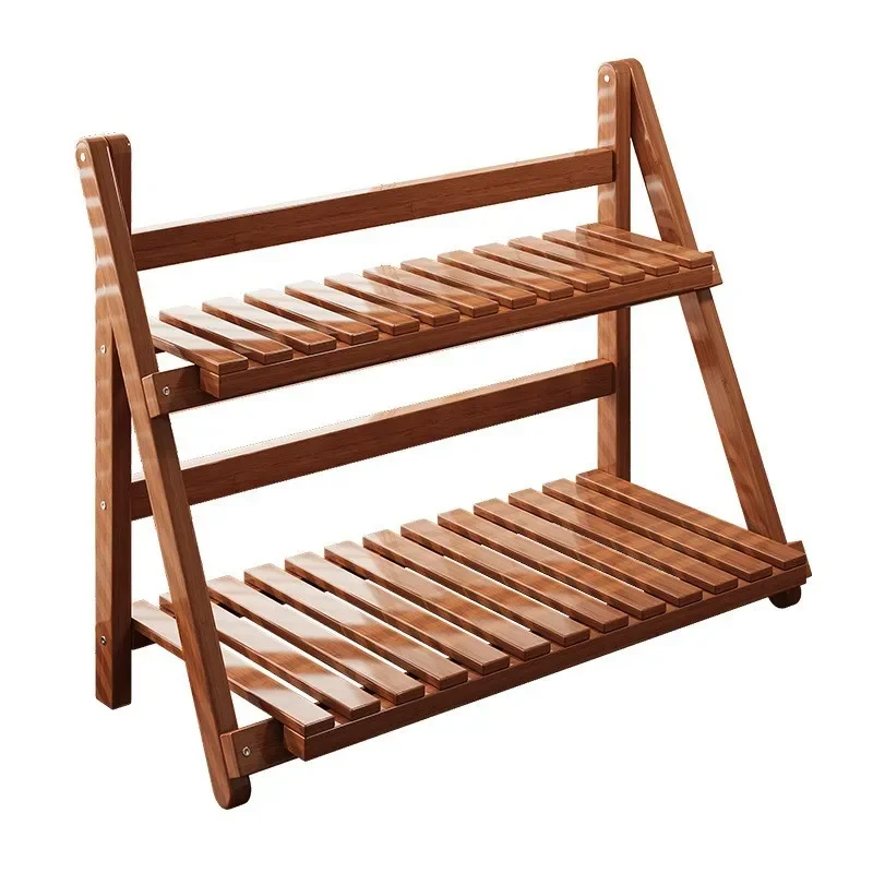 Multi Tier Desktop Plant Stand Indoor Balcony Flower Pot Shelf Succulent Storage Rack for Home Greenery Display