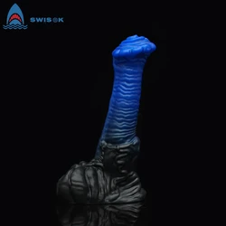 SWISOK Fantasy Horse Dildo Penis With Suction Cup Sex Toys for Women and Men Anal Plug Adult BDSM Games Anal Stimulator