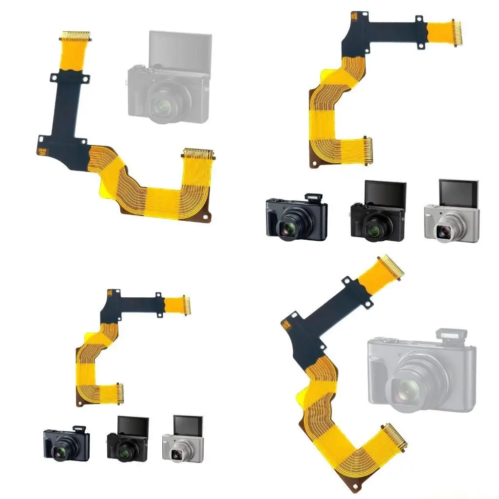 F62C Stable Connection Screen Cable Flexible Ribbon Cable Cord FPC Cord for SX730/SX740 Digital Cameras