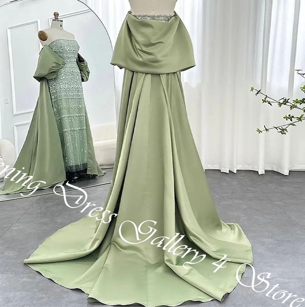 Vestido de noche de satén recto, personalizado, exquisito, cristal, sin tirantes, largo hasta el suelo, temperamento, tren de barrido, Vestidos Para Mujer