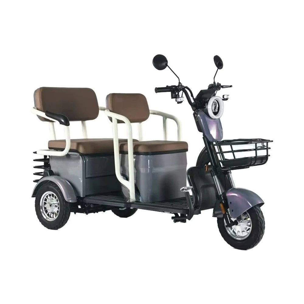 48V 60V Open Frame Electric Tricycle 2 Seater for Adults Seniors