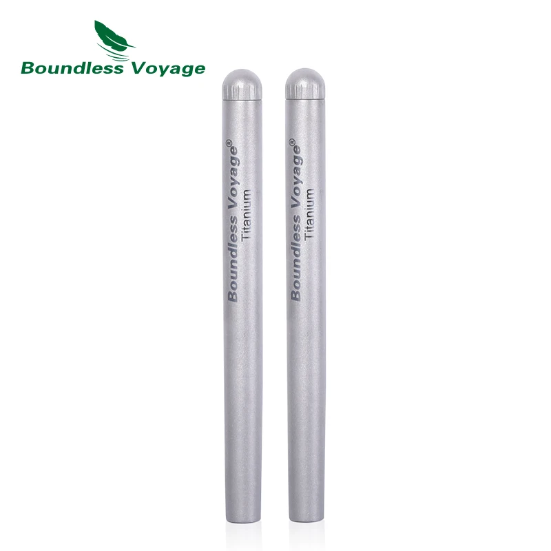 Titanium Camping Tableware Portable Cutlery Folding Spoon Fork Spork Chopsticks Outdoor Picnic Flatware Set Boundless Voyage Hot