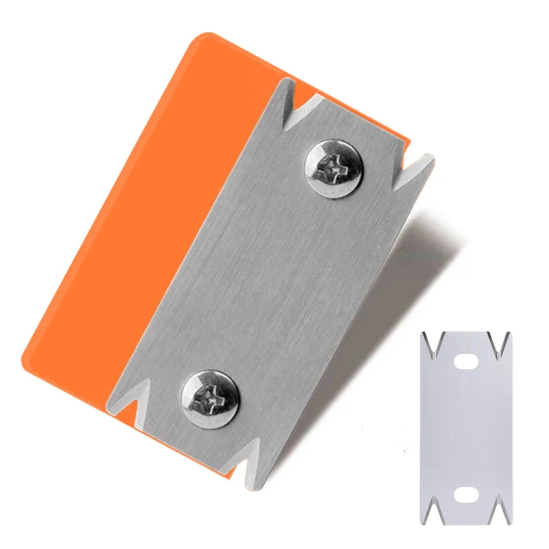 Stainless Steel Woodworking Edge Trimmer Wood Chamfering Fillet Scraper Board Deburring Tool Carpentry Edge Corner Planer Tools
