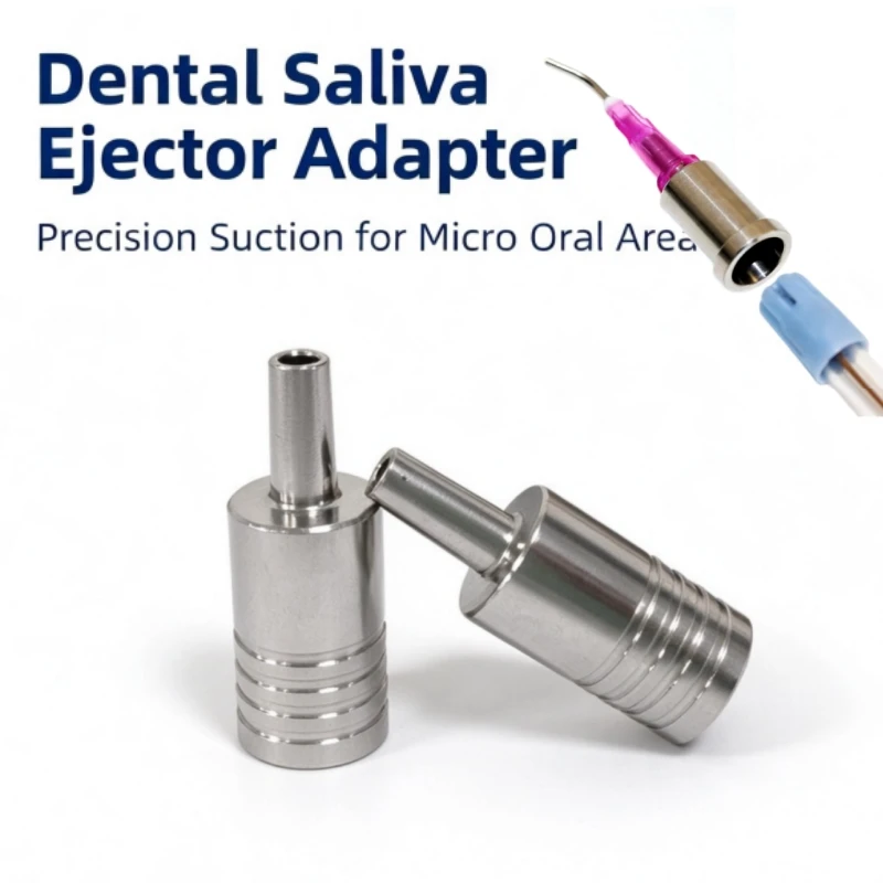 1/2/5Pcs Dental Saliva Ejector Adaptor Autoclavable Metal Adapter Suction Converter for Dental Clinic Root