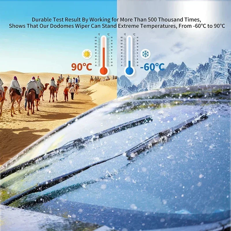 For Subaru Forester SK 2019-2023 LHD RHD SK5 STI Car Front Rear Windshield Wiper Blades Set Durable Rubber All Weather Clear Vis