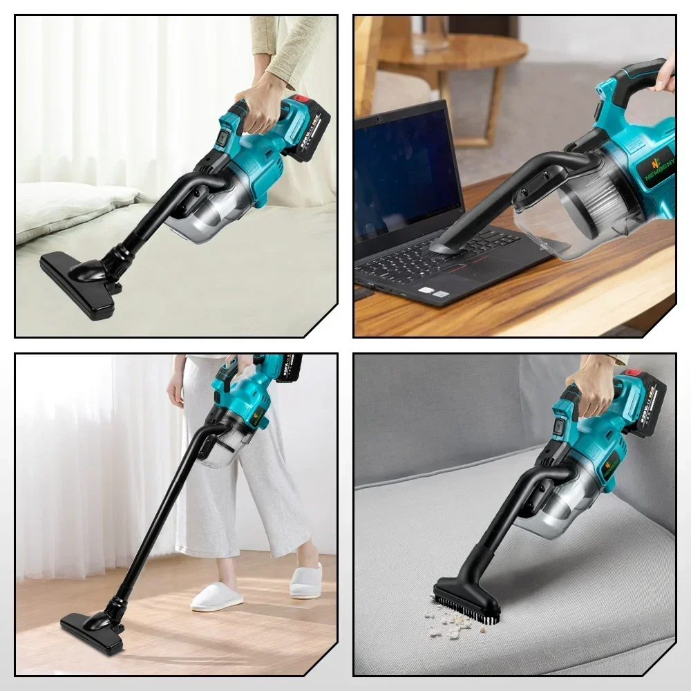 1000W Cordless Handheld Electric Vacuum Cleaner Powerful Rechargeable Household Indoor Cleaning Tools For Makita 18V Battery