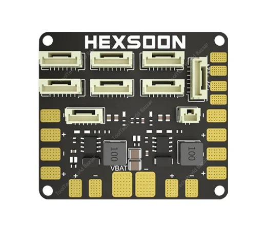 PDB-40A drone divider step-down shunt 5V12V output 6 channels 25A current with LED light control