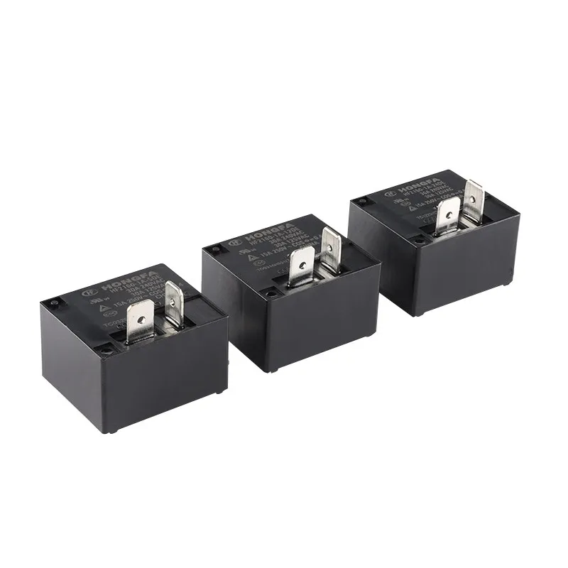 Hongfa relay HF 2160 - 1A - 5/12/24 DE 5/12/24 VDC 4 pins, a set of normally open high power