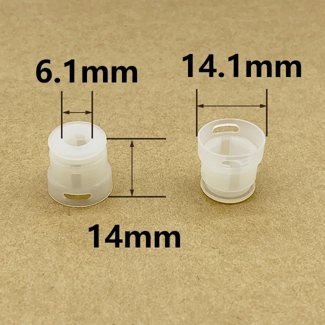 10 個燃料インジェクタープラスチック部品ピンテルキャップ燃料インジェクター修理キット 14.1x6.1x14mm VD-PS-31032