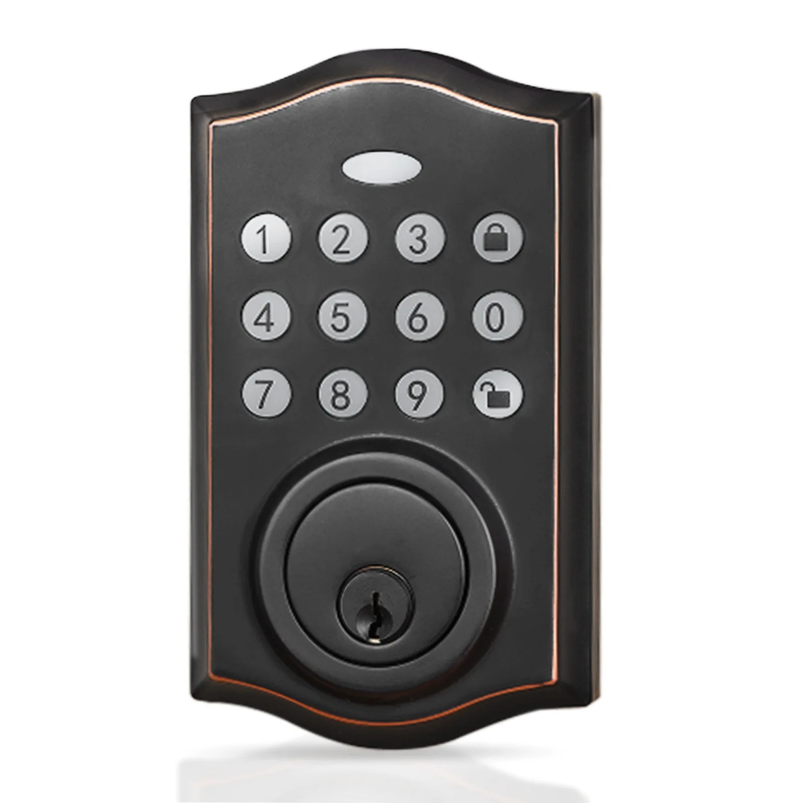 Cross border wooden door lock, intelligent door lock, zinc alloy villa apartment button, password lock, electronic idle lo