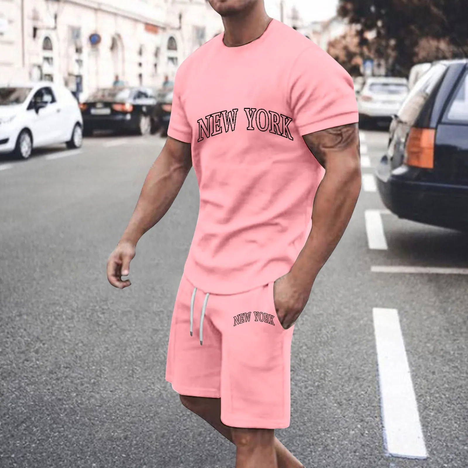 Men's Stylish Summer Print T Shirt And Shorts Outfit Marriage Suit Men Suit Men Vintage Colorful Mens Suit Suede Suit Jacket Men